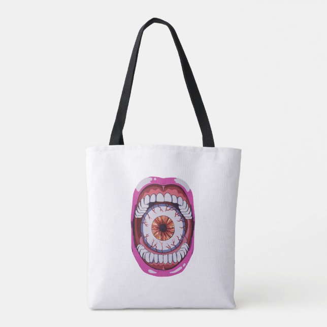 Bolsa Tote Tenha Cuidado com o que Diz (Verso)