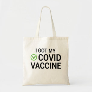 Bolsa Tote Tenho Minha Vacina COVID