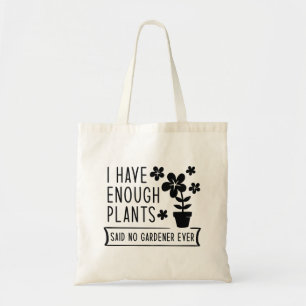 Bolsa Tote Tenho Plantas Suficientes
