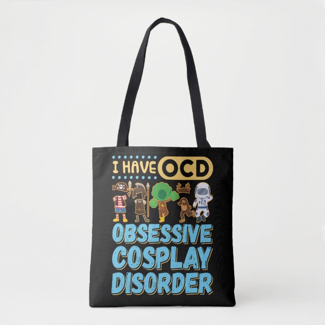 Bolsa Tote Tenho Transtorno Obsessivo de Cosplay (Frente)
