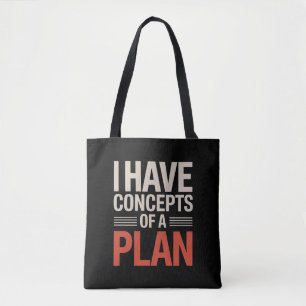 Bolsa Tote Tenho um Conceito de um Plano