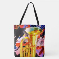 Tênis brilhante Tuba Brass Marching Banda Música