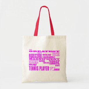 Bolsa Tote Tênis das meninas: Grande jogador de ténis