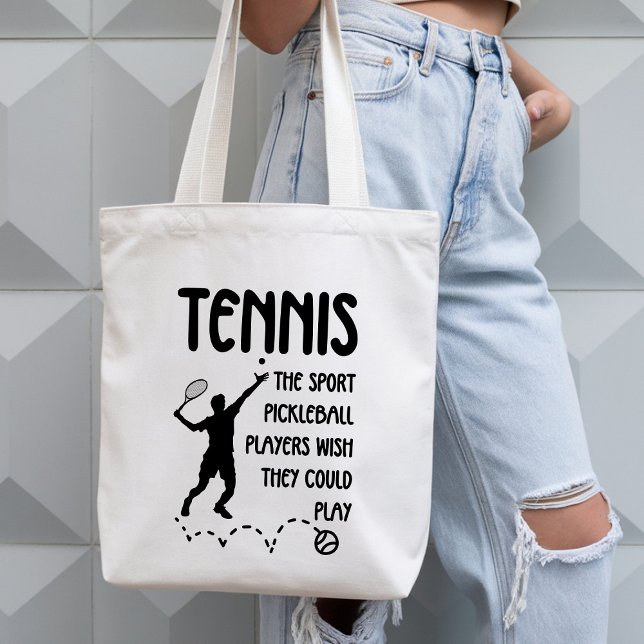 Bolsa Tote Tênis Divertido - Presente de Rivalidade de Pickle (Criador carregado)