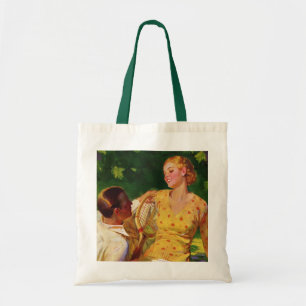 Bolsa Tote Tênis Esportivo Vintage, Amor e Romance