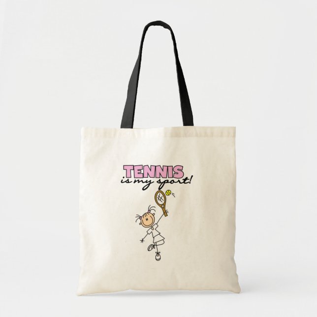 Bolsa Tote Tênis meus camiseta e presentes do esporte (Frente)