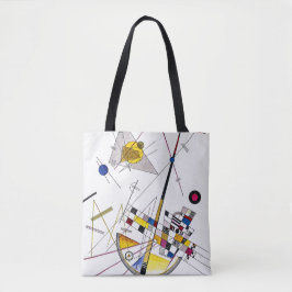 Bolsa Tote Tensão Delicada #85 - Arte de Wassily Kandinsky