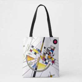 Bolsa Tote Tensão Delicada #85 - Arte de Wassily Kandinsky