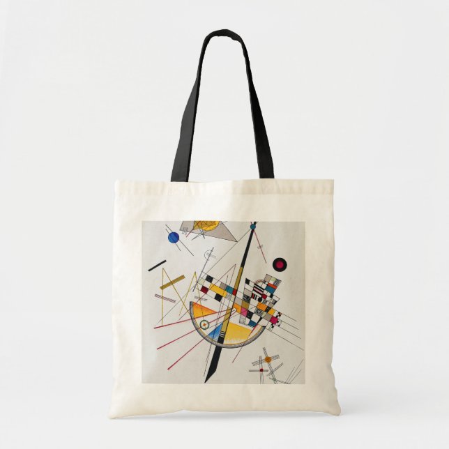 Bolsa Tote Tensão Delicada n.o 85, Wassily Kandinsky (Frente)