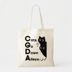 Bolsa Tote Teoria Musical CGDA - Gatos Descem Ruas
