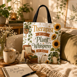 Bolsa Tote Terapeuta sussurrador de plantas