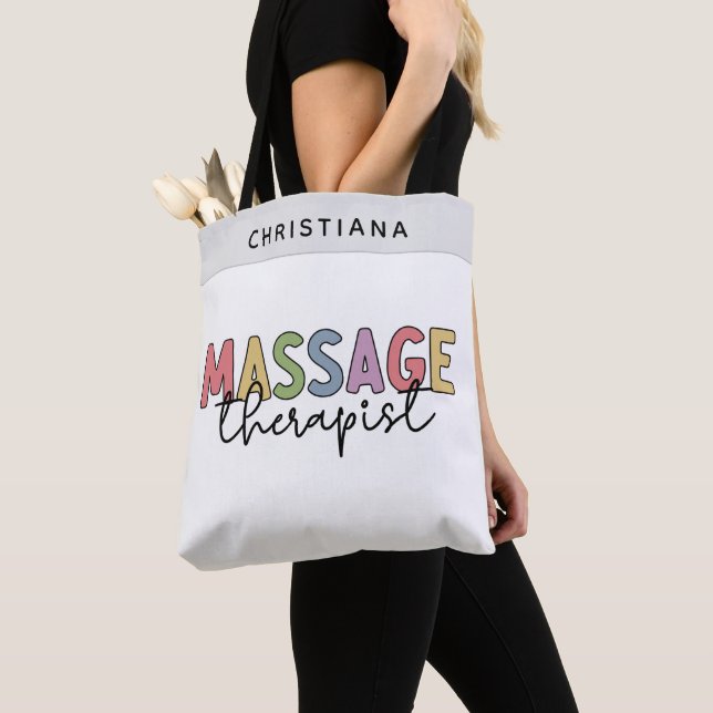 Bolsa Tote Terapêutica de Massagem Personalizada | Presentes  (Close Up)