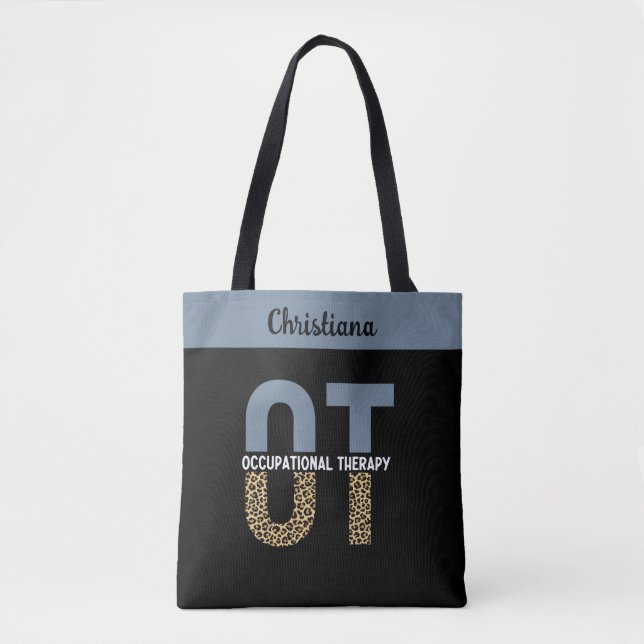 Bolsa Tote Terapêutica Personalizada de OT OT Dons para Estud (Frente)