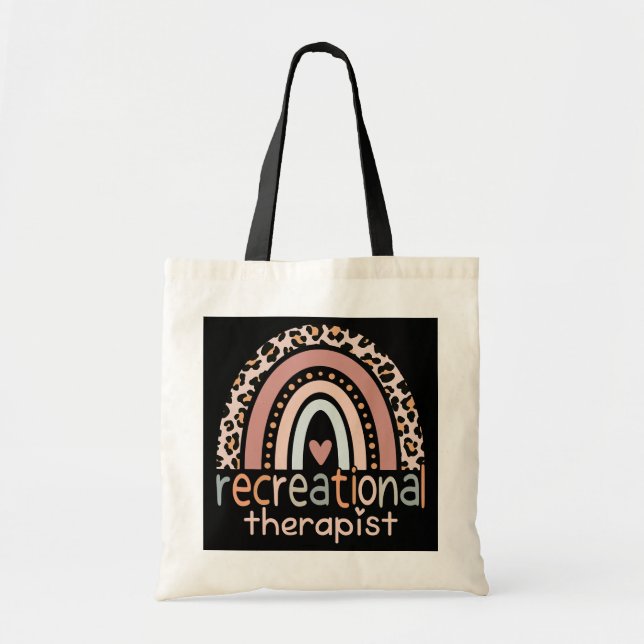 Bolsa Tote Terapêutica Recreativa Arco-Íris (Frente)