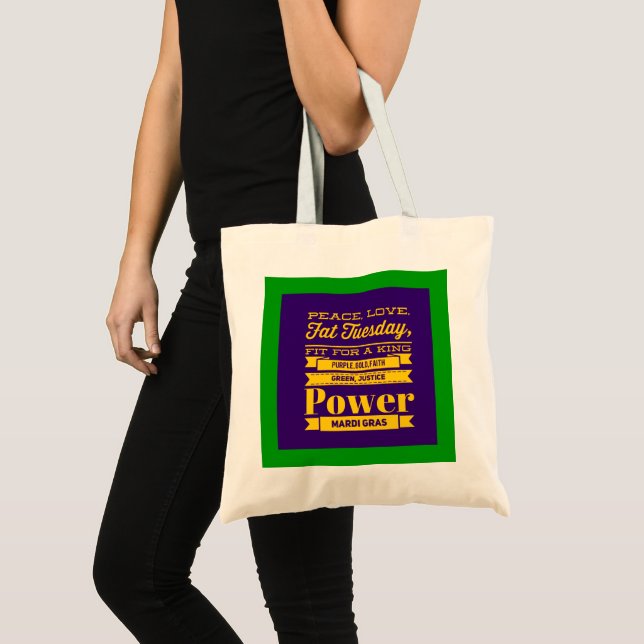 Bolsa Tote Terça-feira Gorda (Frente (produto))