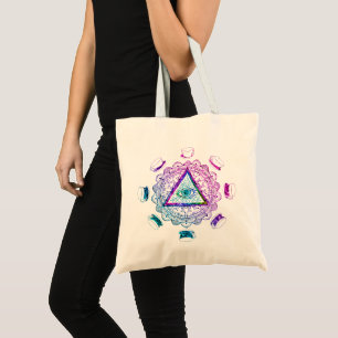 Bolsa Tote Terceiro Olho Todos Vendo Copo De Café