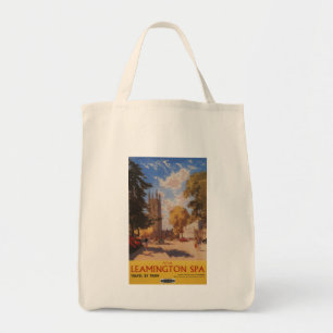 Bolsa Tote Termas reais, poster britânico das estradas de