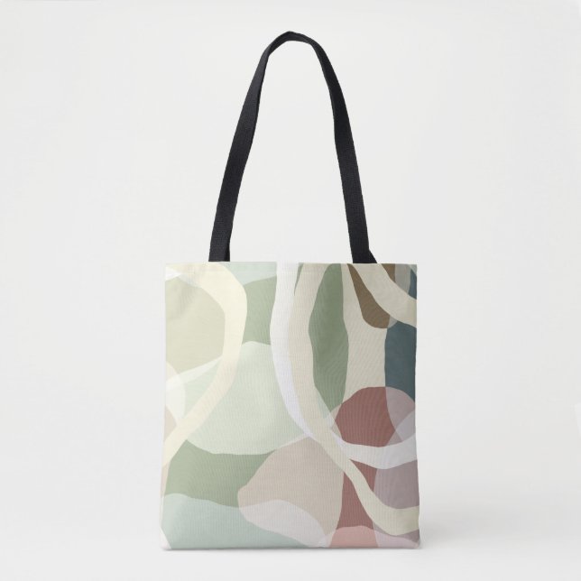 Bolsa Tote Terra abstrato (Frente)