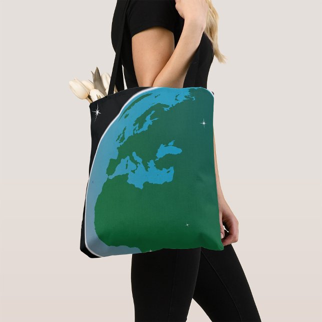 Bolsa Tote Terra do Espaço (Criador carregado)