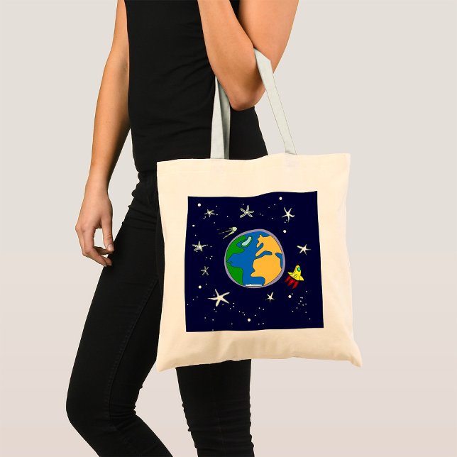 Bolsa Tote Terra E Saco De Tota Satélite (Criador carregado)