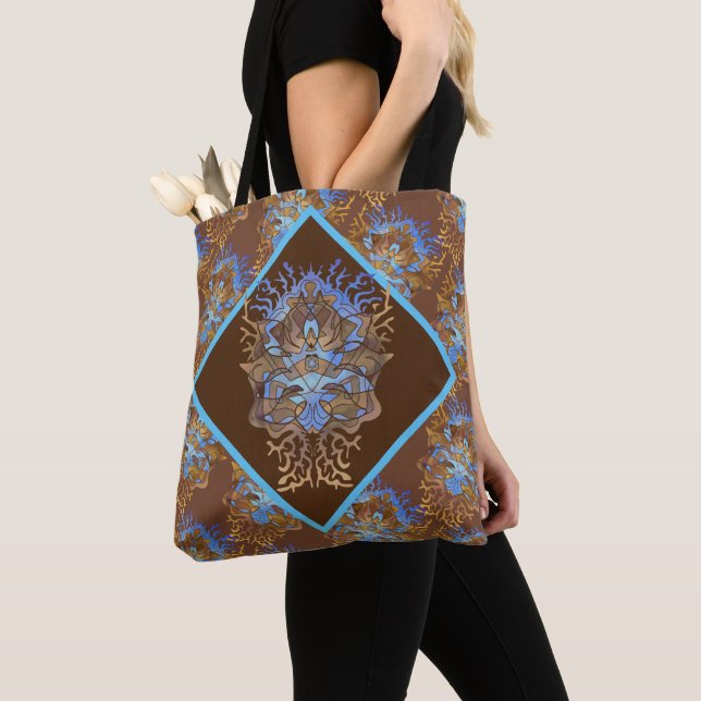 Bolsa Tote Terra e Sky Mandala (Close Up)