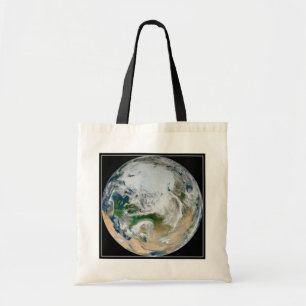 Bolsa Tote Terra Mostrando O Ártico, A Europa E A Ásia.