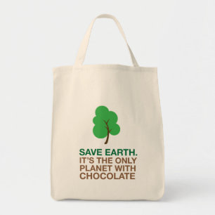 Bolsa Tote Terra, o único planeta com chocolate