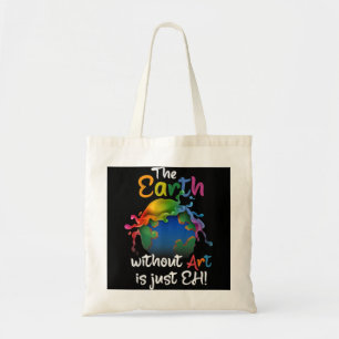 Bolsa Tote Terra Sem Arte É Apenas Eh - Arte Planeta - Terra