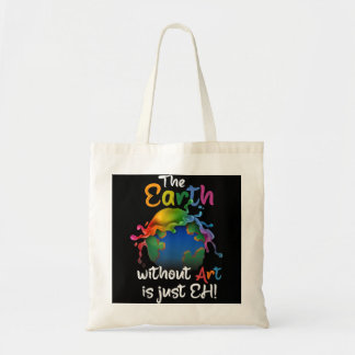 Bolsa Tote Terra Sem Arte É Apenas Eh - Arte Planeta - Terra