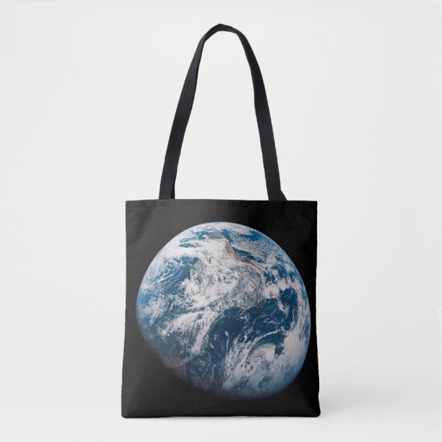 Bolsa Tote Terra Tirada Da Nave Espacial Aollo 8. (Frente)