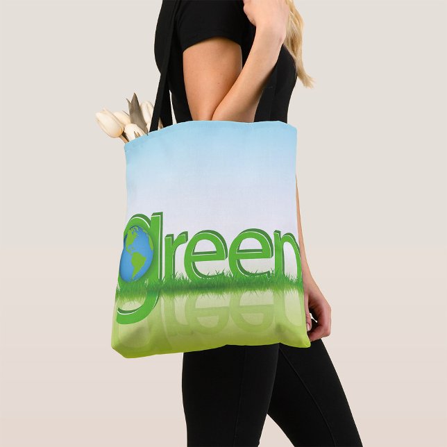 Bolsa Tote Terra Verde Mundo (Criador carregado)
