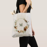 Bolsa Tote terracotta Earth tone floral<br><div class="desc">O belo tom de terra cai no saco com terracota,  beige e natas flores com folhas verdes. PARA MAIS PRODUTOS CORRESPONDENTES,  clique na coleção acima ou entre em contato comigo</div>