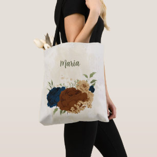 Bolsa Tote terracotta marinho