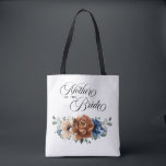 Bolsa Tote Terracotta Marinho Greenery Mãe da Noiva<br><div class="desc">Elegante azul-Marinho,  Terracotta,  Terra-de-laranja tema floral mãe do saco da noiva com buquê elegante de azul-Marinho,  rosas de cor Terracotta e folhas verdes de eucalipto. Entre em contato comigo para obter ajuda sobre a personalização ou se você precisar de outro produto com este design.</div>