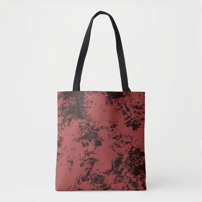 Bolsa Tote Terracotta red marble texture   (Frente)