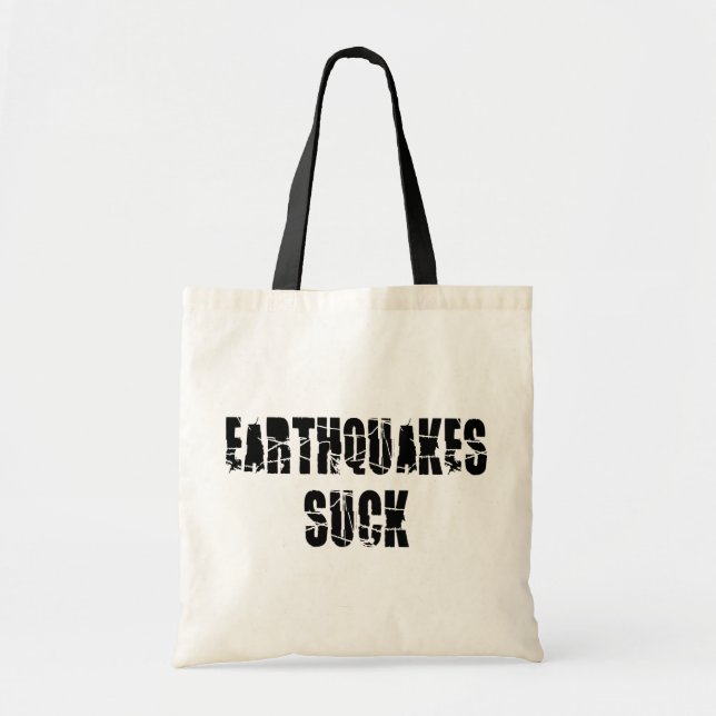 Bolsa Tote Terremotos chupam - Sobrevivência do terremoto (Frente)