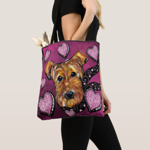 BOLSA TOTE TERRIER AIREDALE     