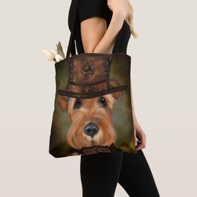 BOLSA TOTE TERRIER AIREDALE (Close Up)