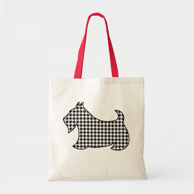 Bolsa Tote Terrier Bag escocês (Frente)