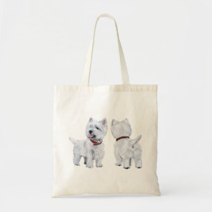 Bolsa Tote Terrier Branco da Highlândia Ocidental