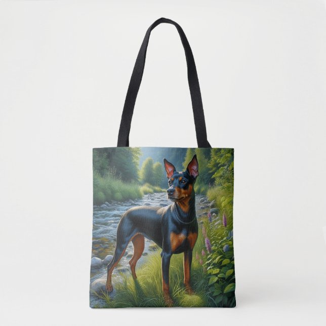 Bolsa Tote Terrier de Manchester (Frente)