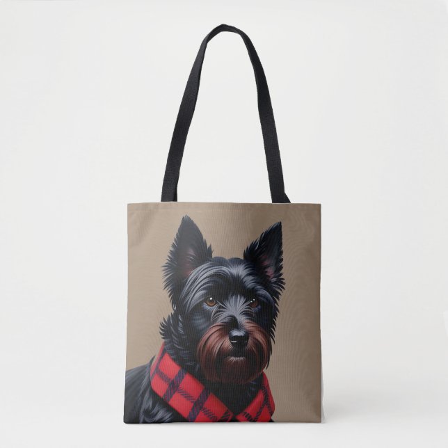 Bolsa Tote Terrier Escocês (Frente)