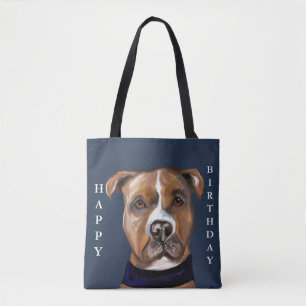 BOLSA TOTE TERRIER STAFFORDSHIRE AMERICANO