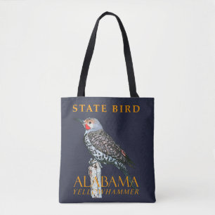 Bolsa Tote Território do Alabama Ave O Pica-Pau-Amarelo