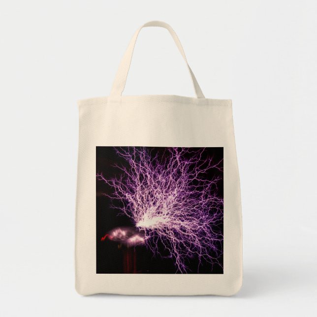 Bolsa Tote Tesla Coil (Frente)