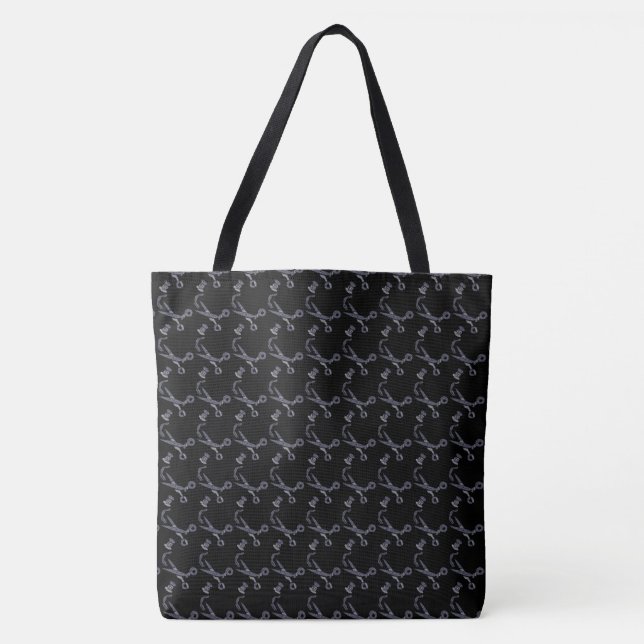 Bolsa Tote Tesoura de costura (Frente)