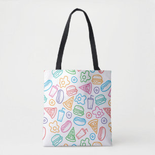 Bolsa Tote Teste padrão 2 do fast food