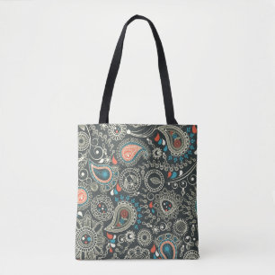 Bolsa Tote Teste padrão 3 de Paisley