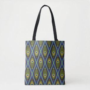 Bolsa Tote Teste padrão asiático