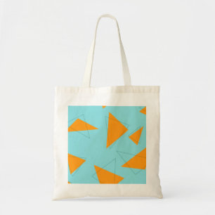 Bolsa Tote Teste padrão azul, alaranjado, legal, na moda,